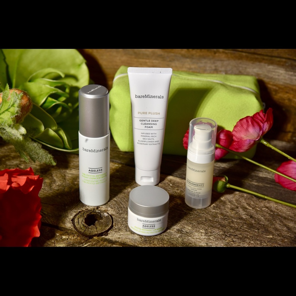 BareMinerals Skin Care Cleansing Foam Ageless Night Concentrate Lip Mask Serum